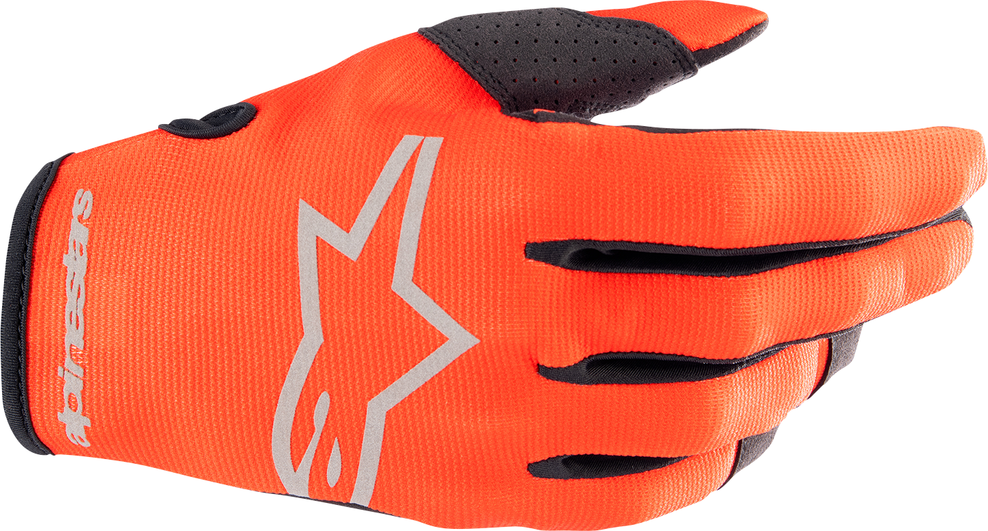 Manusi Mx Alpinestars Radar, Culoare Portocaliu Fluo/negru, Marime S