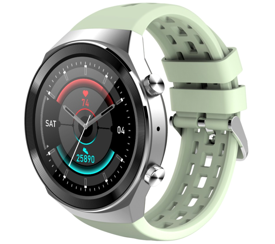 Smartwatch Rubicon Rnce68, Culoare Verde/argintiu Smartwatch