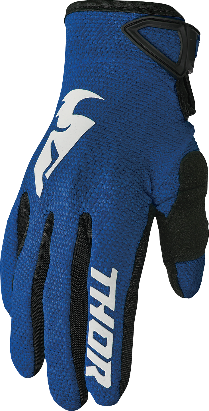 Manusi Motocross Thor Sector, Culoare Bleumarin, Marime Xs