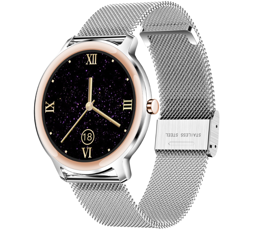 Smartwatch rubicon rnbe66, culoare argintiu