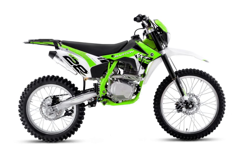 Motocicleta enduro barton nxt cadru mic, 250cc, 4t, roti 21"/18", culoare verde