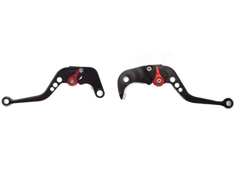 Set 2 Manete Frana Si Ambreiaj Reglabile Suzuki Gsxr 600/750/1000, Culoare Negre