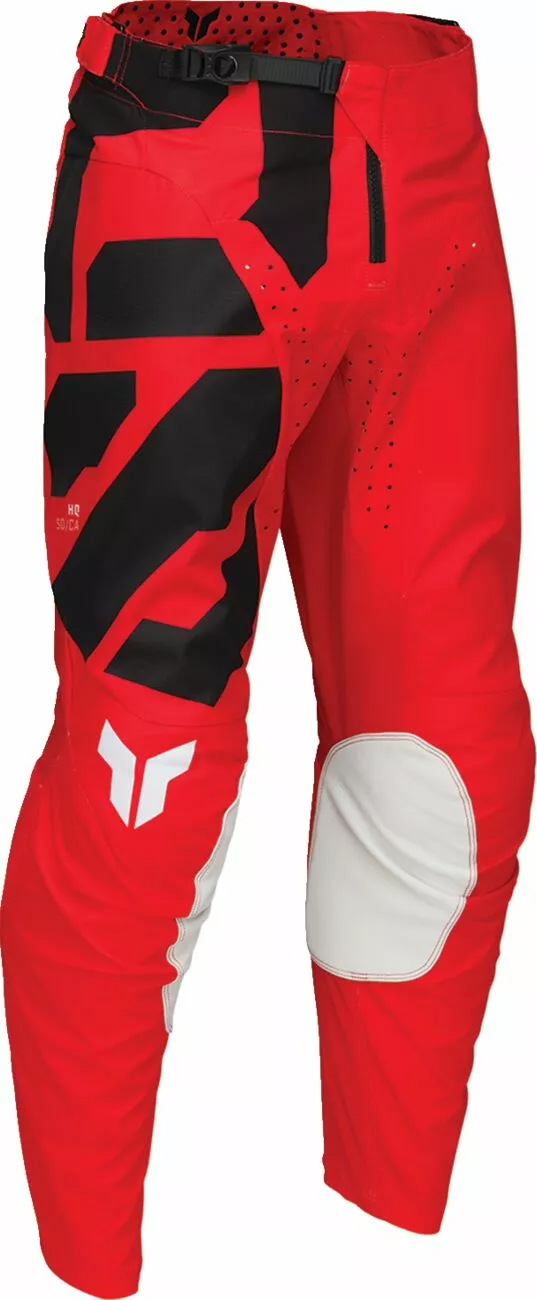 Pantaloni Motocross Thor Launchmode Forge, Culoare Rosu, Marime 40