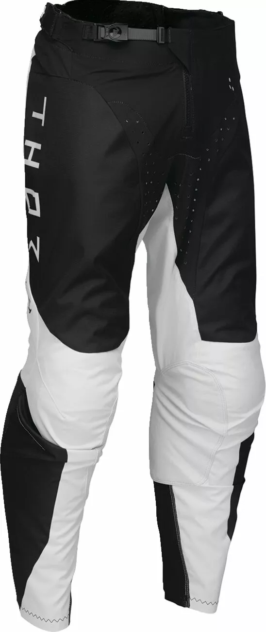 Pantaloni Motocross Thor Launchmode Storm, Culoare Alb/negru, Marime 34