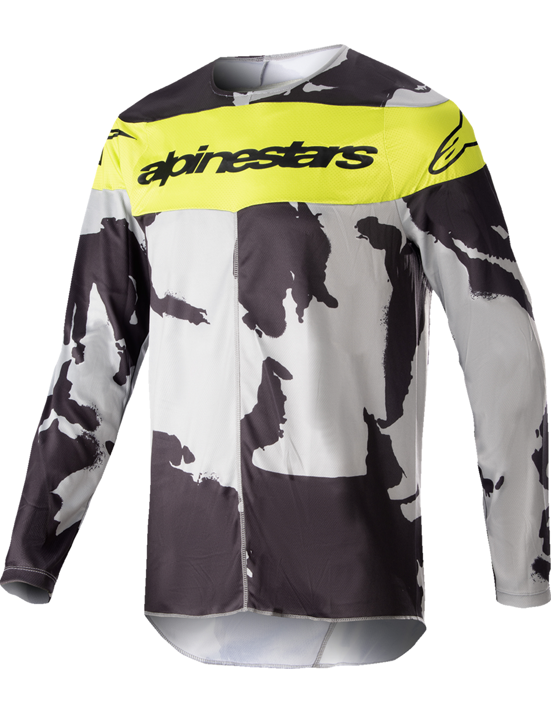 Tricou Atv/cross Alpinestars Rac-tact Camo, Culoare Galben/gri, Marime M