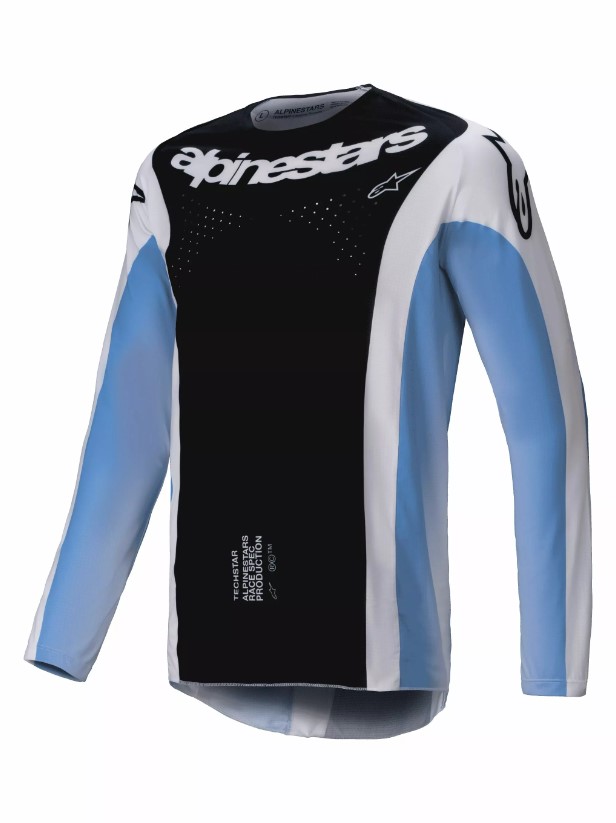 Tricou Atv/cross Alpinestars Techstar Melt, Culoare Negru/albastru, Marime M