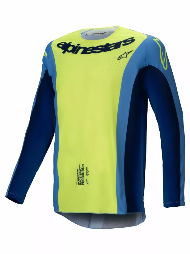 Tricou Atv/cross Alpinestars Techstar Melt, Culoare Galben/albastru/negru, Marime S