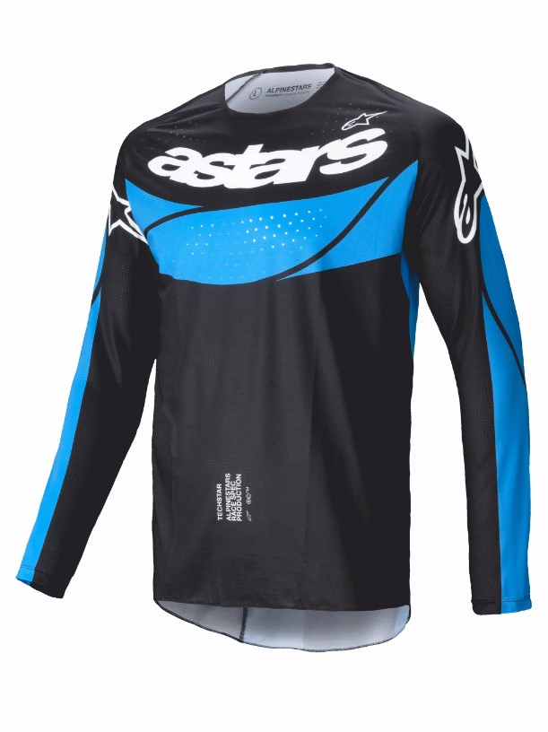 Tricou Atv/cross Alpinestars Techstar Dreem, Culoare Negru/albastru, Marime M