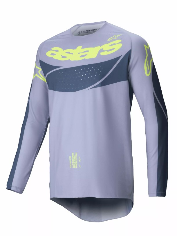 Tricou Atv/cross Alpinestars Techstar Dreem, Culoare Gri/galben, Marime S