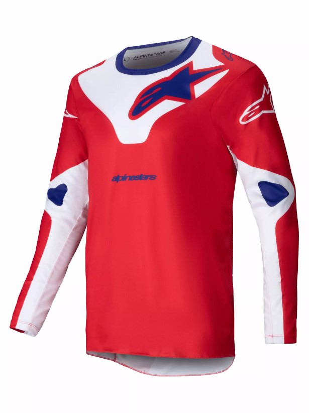 Tricou Atv/cross Alpinestars Racer Veil, Culoare Rosu/alb, Marime S