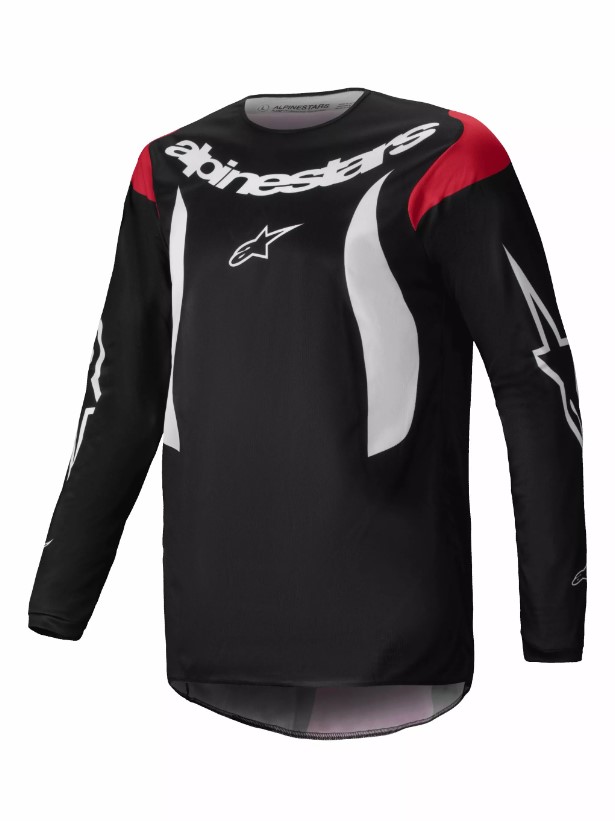 Tricou Atv/cross Alpinestars Fluid Haul, Culoare Negru/rosu, Marime M