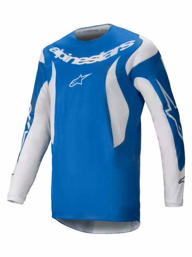 Tricou Atv/cross Alpinestars Fluid Haul, Culoare Alb/albastru, Marime S