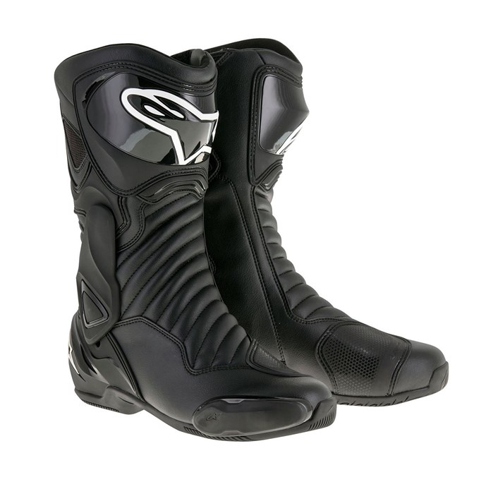 Cizme moto piele alpinestars sportracing stiefel s-mx6 v2 culoare negru marime 39