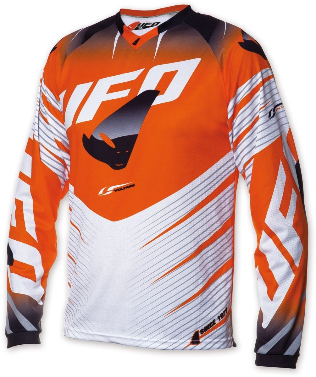 Tricou motocross ufo maglia voltage culoare portocaliu m