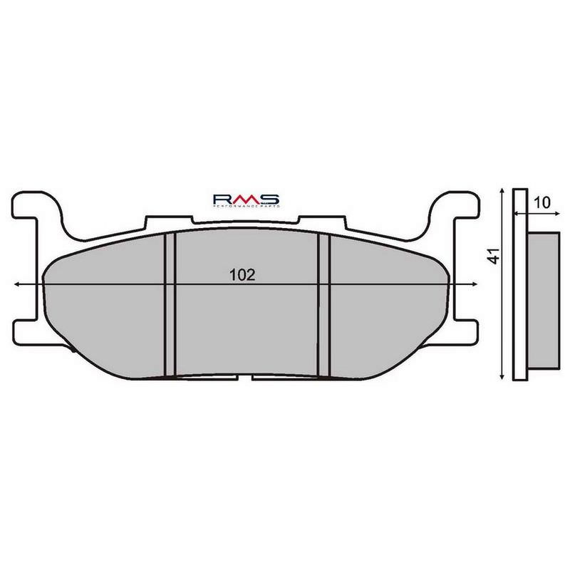 Placute Frana (sinter) Yamaha Majesty 400 \'04/t-max 500 \'00-\'03 /xj 600