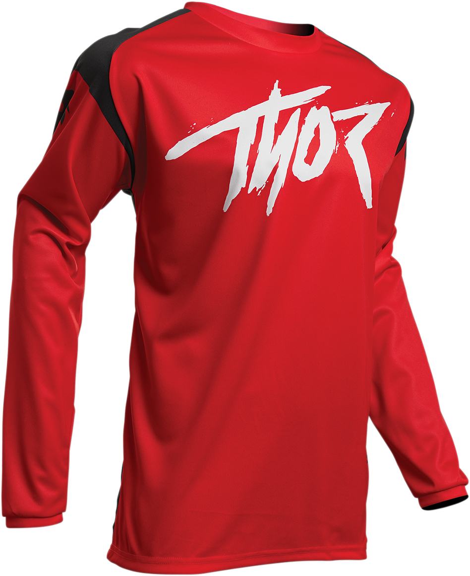 Tricou Motocross Thor Sector Link Rosu/negru 3xl