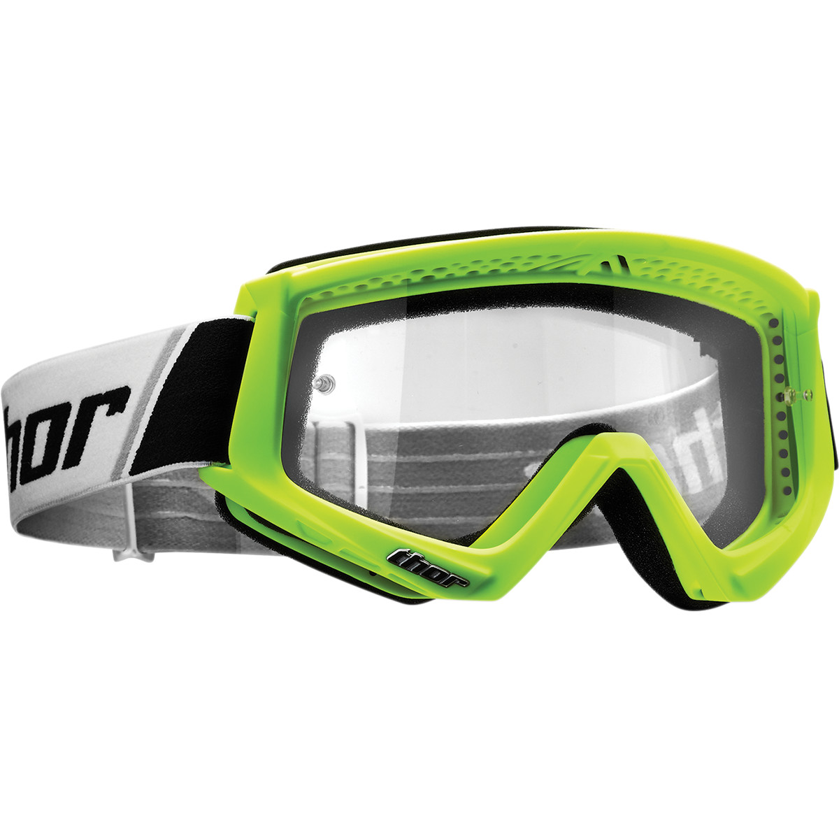 Ochelari Copii Atv/cross Thor Combat Verde-fluorescent