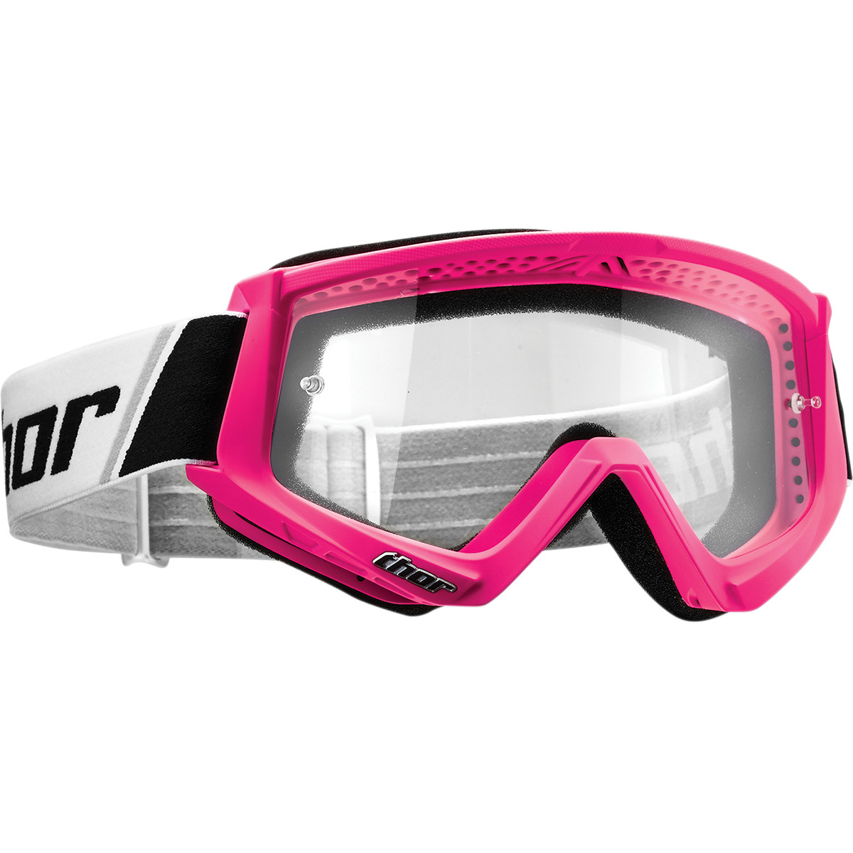 Ochelari Copii Atv/cross Thor Combat Roz-fluorescent